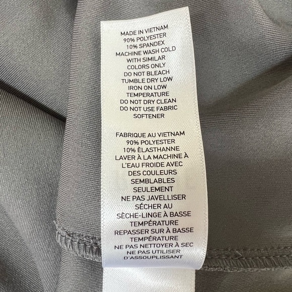 Rhone Warm Up Tech Full Zip Hoodie in Smoked Pearl Gray, size XL - Picture 12 of 13